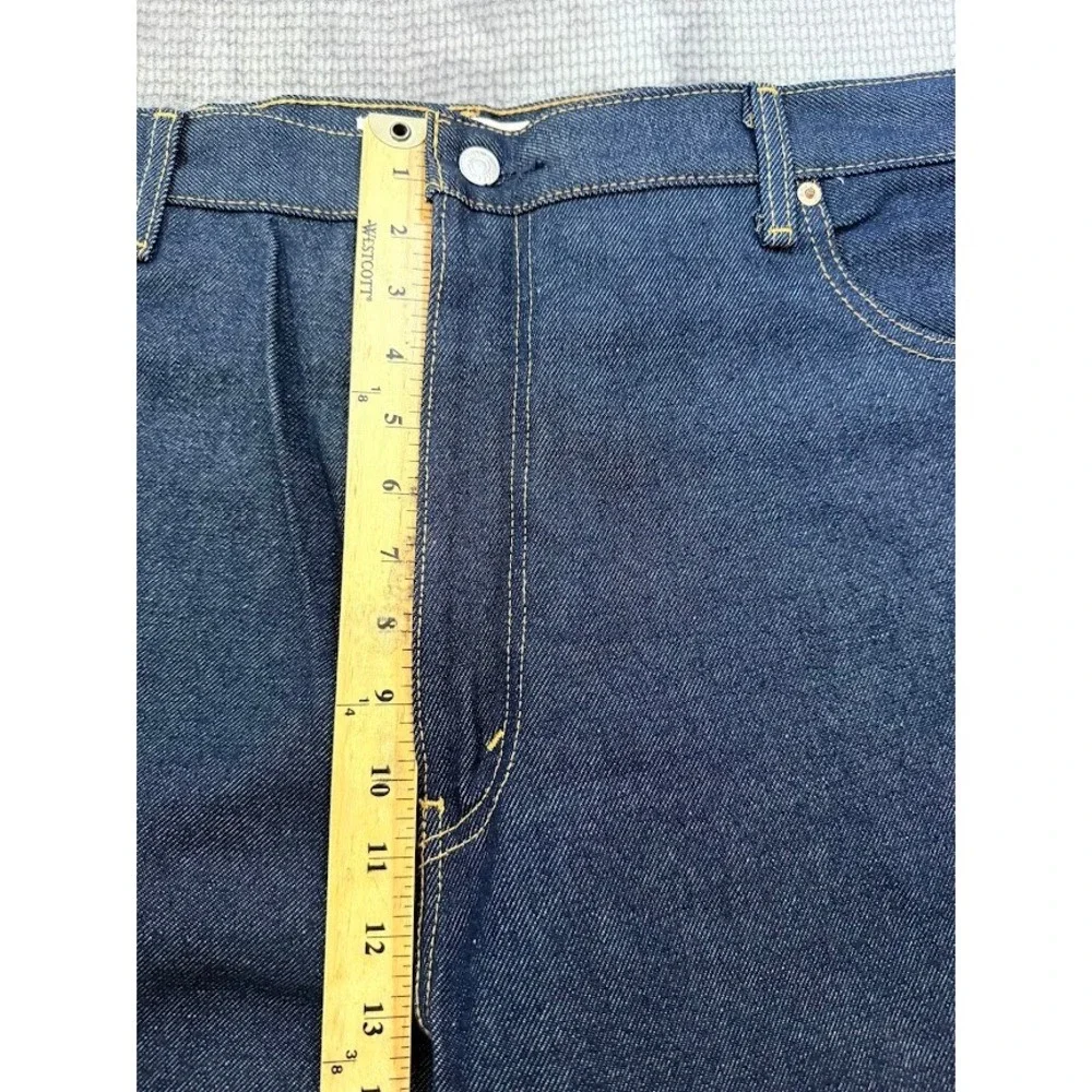 Levis 517 Bootcut Jeans Mens 42x30 Dark Indigo Rigid Denim 100% Cotton NEW